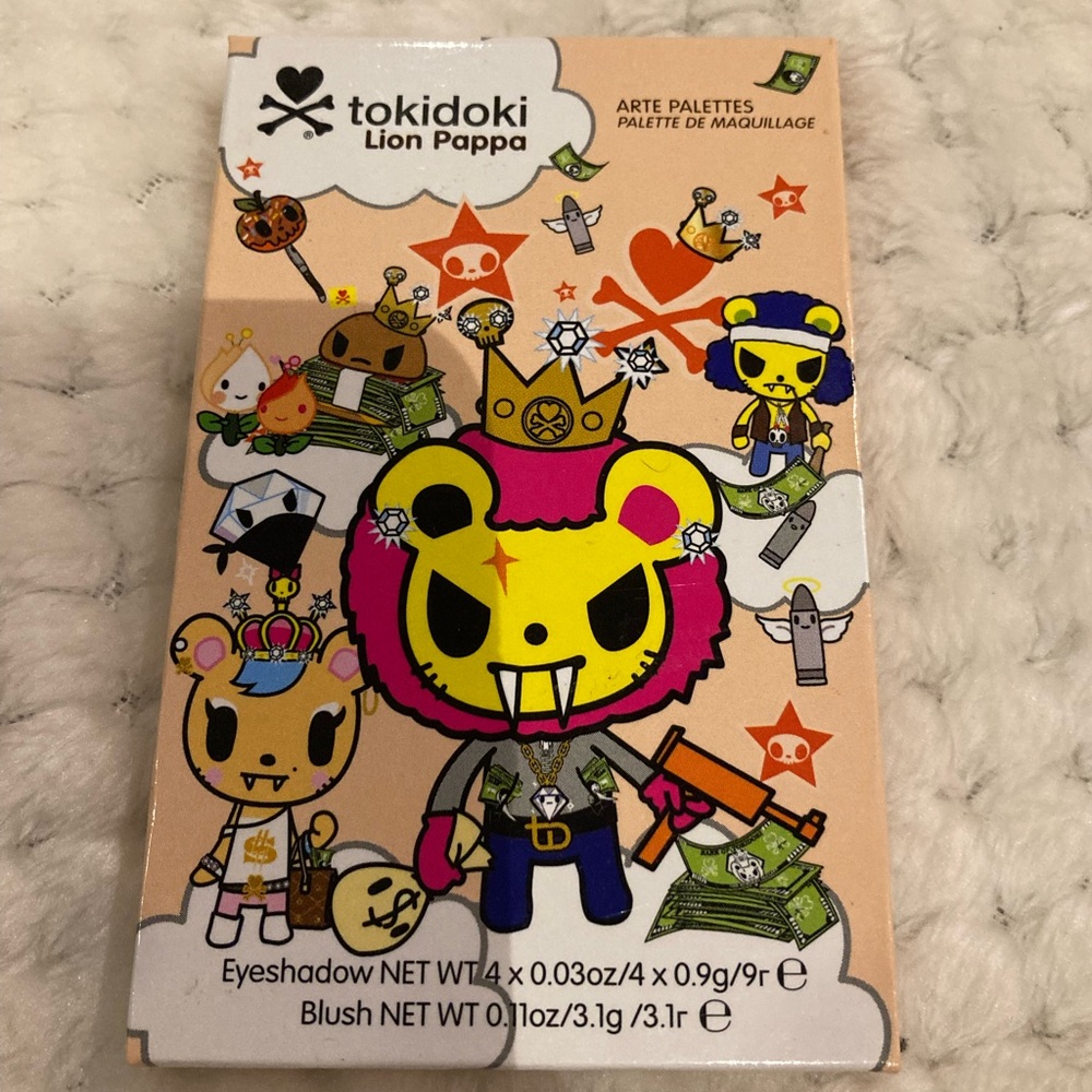 Tokidoki Kawaii Lion Pappa Eyeshadow Blush Palette